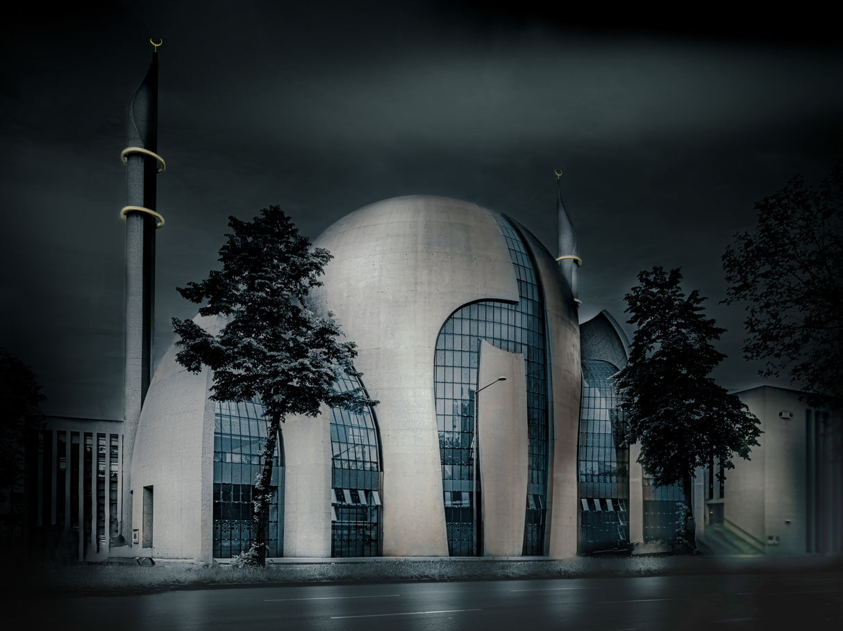 Central Mosque Cologne Poster och Canvastavla