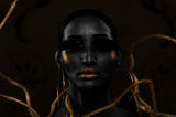 Gold'n'Black I Poster och Canvastavla