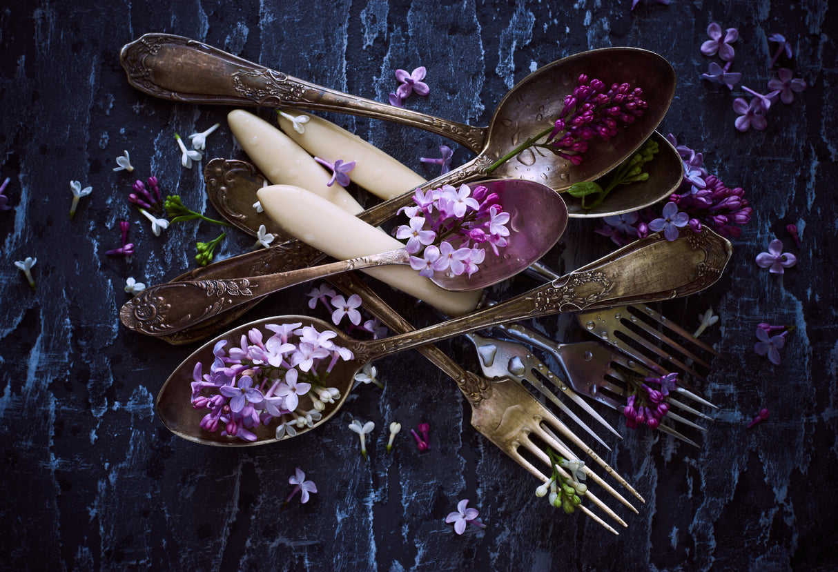 Spoons&amp;Flowers Poster och Canvastavla