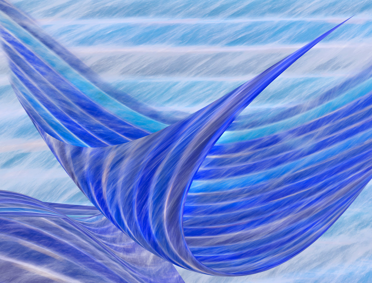 Blue motion Poster och Canvastavla