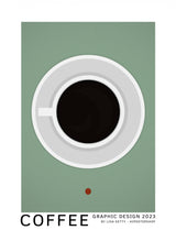 Coffee Crosssection Poster och Canvastavla