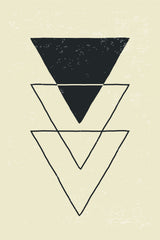Abstract Triangles #7 Poster och Canvastavla