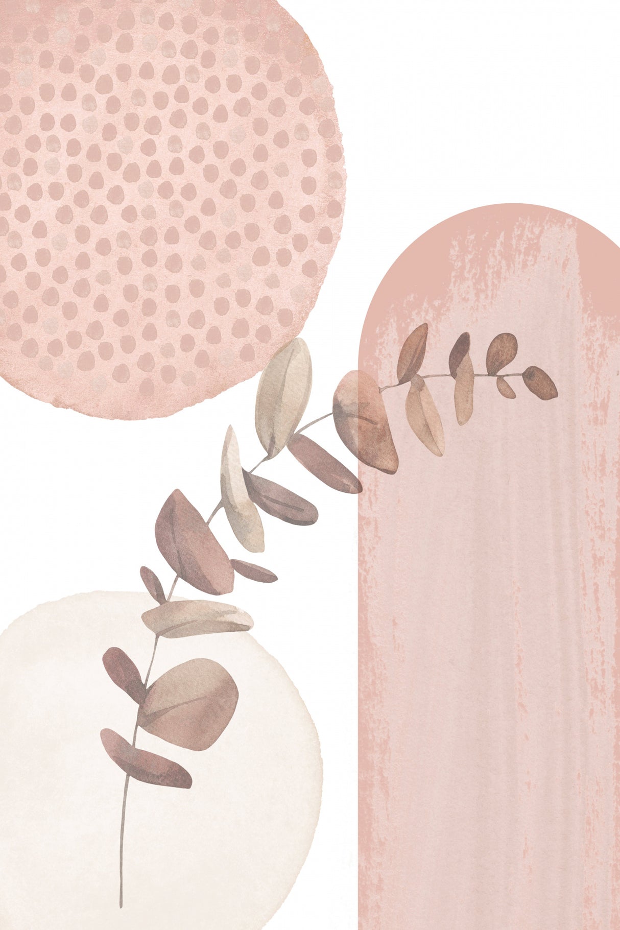 boho pink-3 Poster och Canvastavla