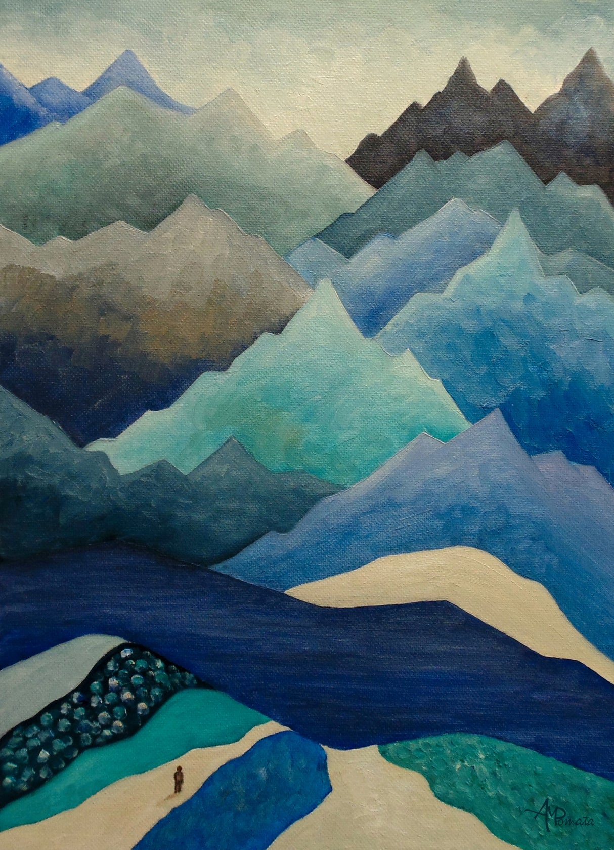 Out of the Blue Poster och Canvastavla