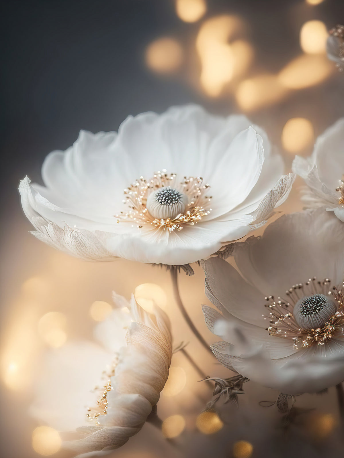 Soft Colors Bouquet Poster och Canvastavla