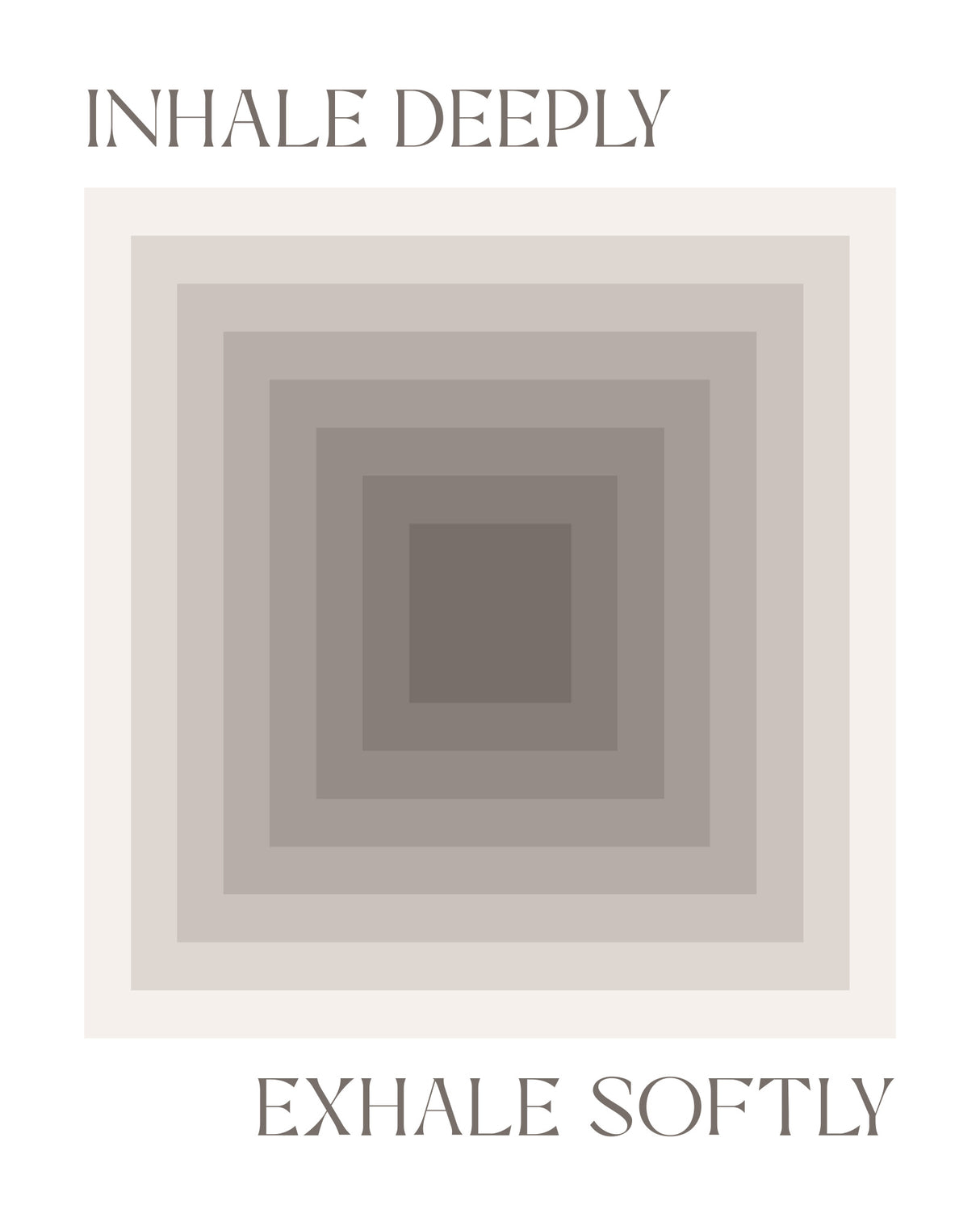 Inhale Deeply Poster och Canvastavla