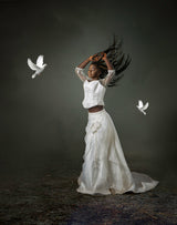 Bridal Doves Poster och Canvastavla