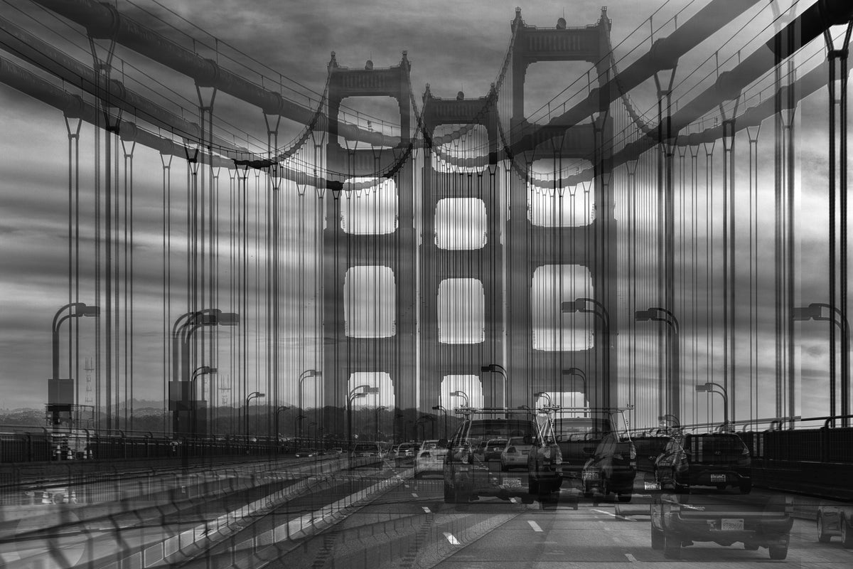 Golden gate Poster och Canvastavla