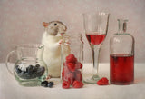 Snoozy with fruit Poster och Canvastavla