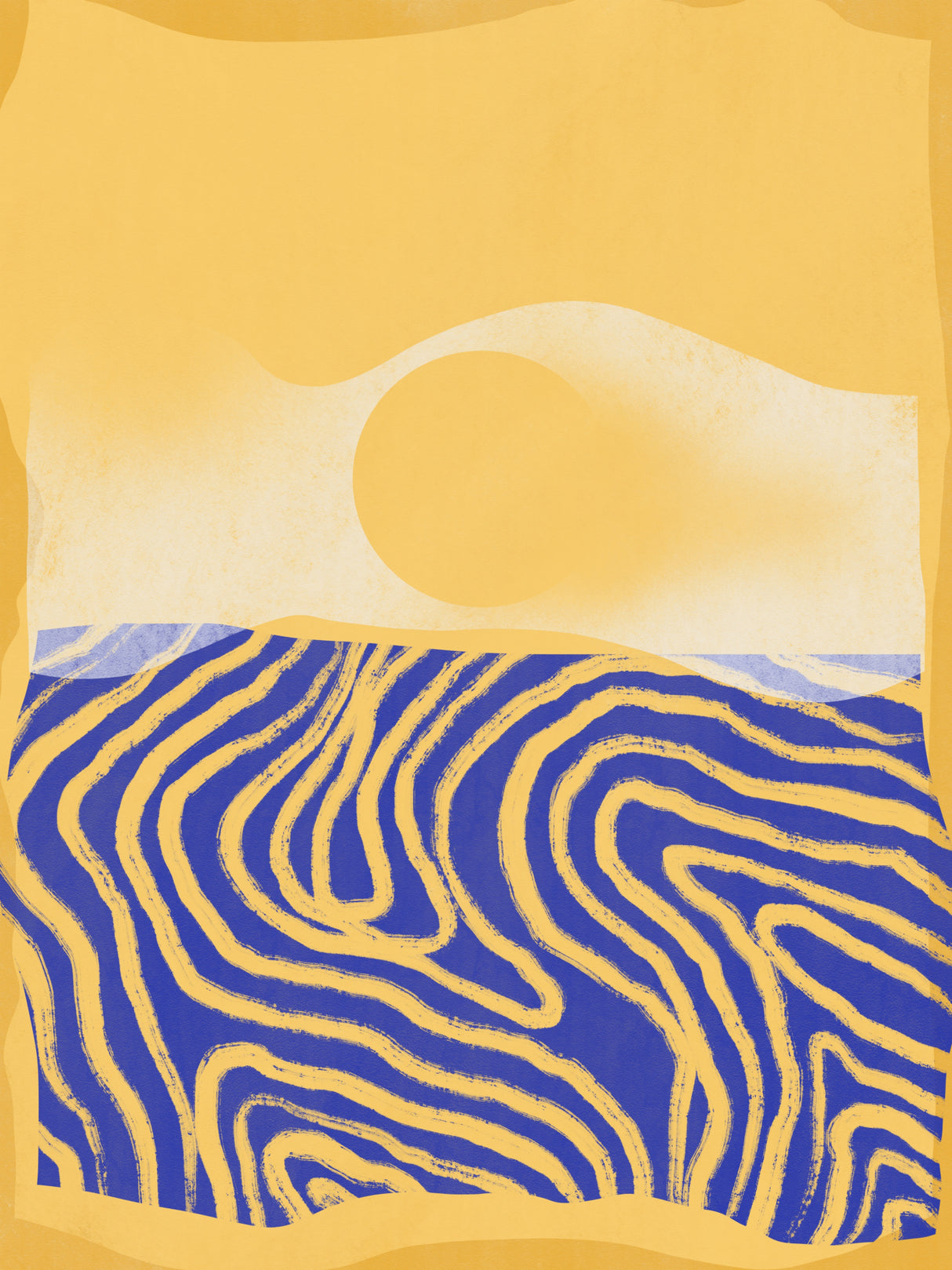 Sun Cut Out Poster och Canvastavla