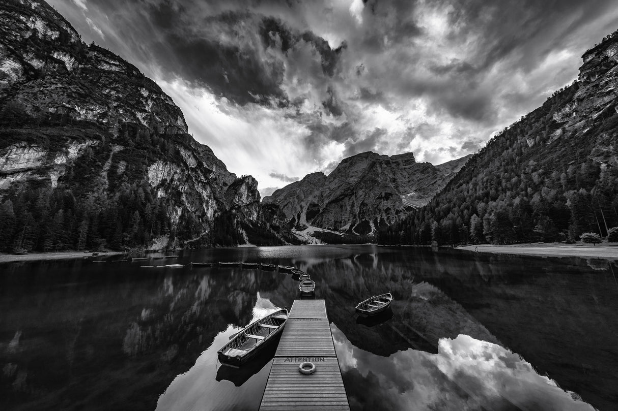 braies' shades of grey Poster och Canvastavla