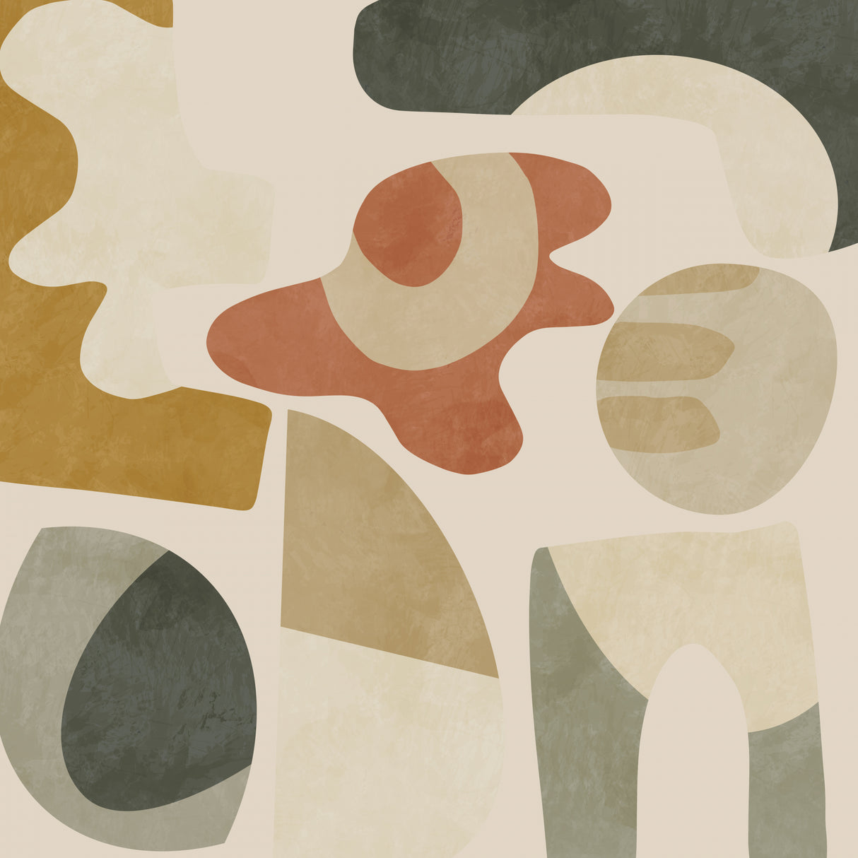 Pattern3 Mid Earth 3 Poster och Canvastavla