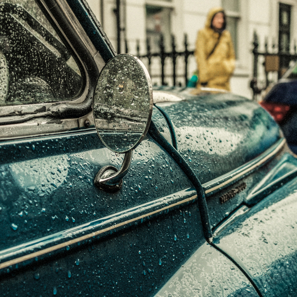 London Rain Poster och Canvastavla