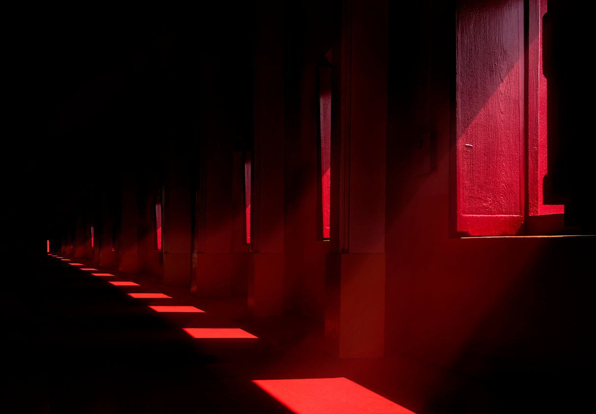 In the red dynamic Poster och Canvastavla