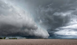 Thunderstorm over Farmland Poster och Canvastavla