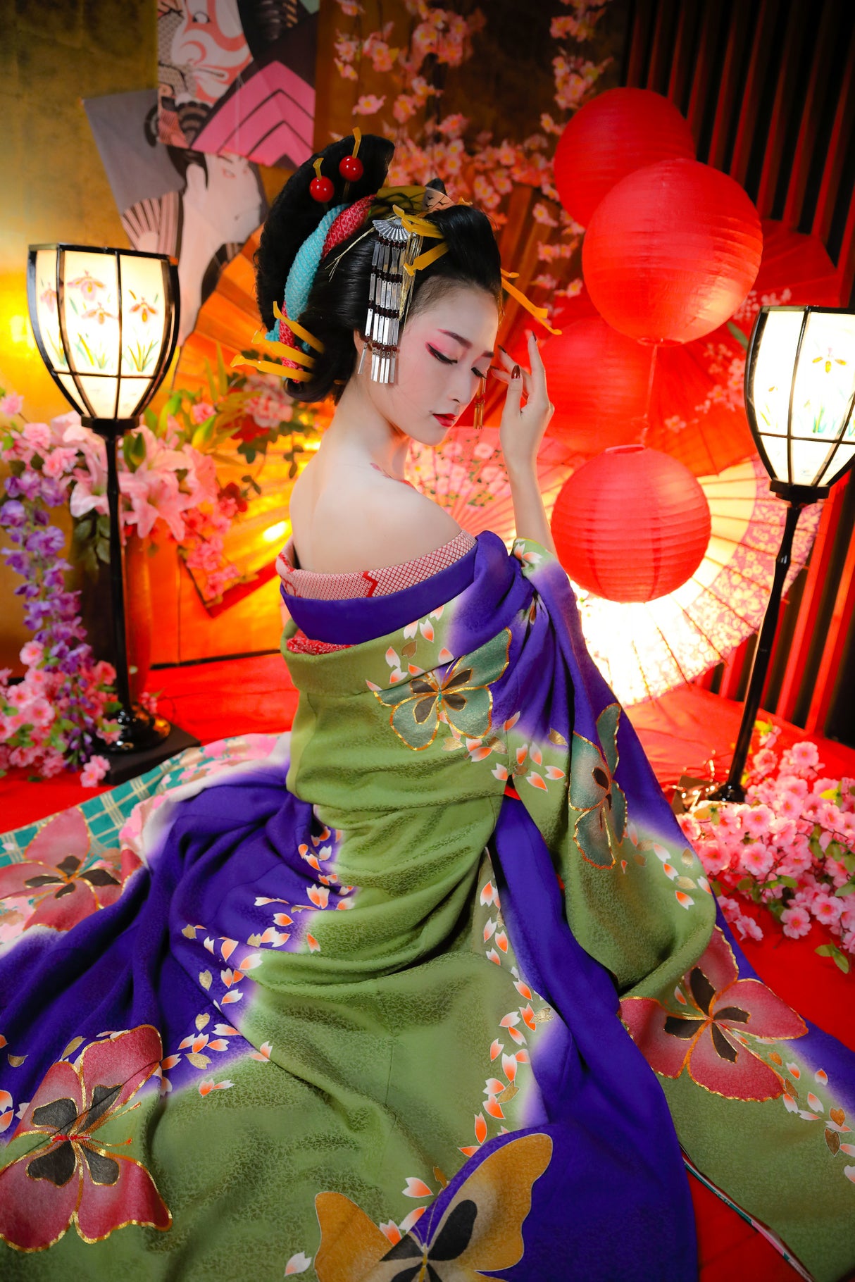 花魁 Poster och Canvastavla