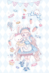 Sweet Candy Girl Lock Poster och Canvastavla