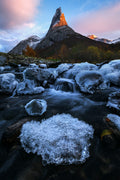 Frosty Sunset - Northern Norway Poster och Canvastavla