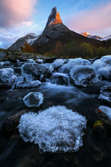 Frosty Sunset - Northern Norway Poster och Canvastavla