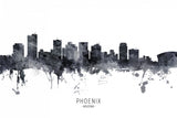 Phoenix Arizona Skyline Poster och Canvastavla