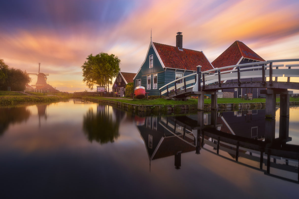 Zaanse Schans Poster och Canvastavla