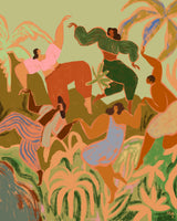 Spring Frolic Poster och Canvastavla