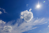 cloudy weather and sky background Poster och Canvastavla