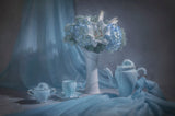 Blue Gracefulness Poster och Canvastavla