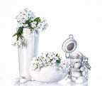 Still life in white Poster och Canvastavla