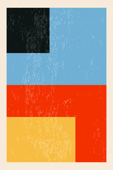 Minimal Abstract Shapes Series #15 Poster och Canvastavla