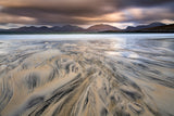 A morning of autumn at Luskentyre Poster och Canvastavla