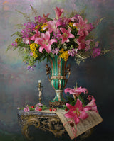 Still life with flowers Poster och Canvastavla