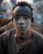 Mundari Herdsman Poster och Canvastavla