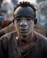 Mundari Herdsman Poster och Canvastavla