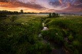 Morning on Kes'ma River Poster och Canvastavla
