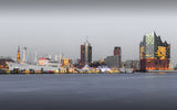 Skyline of Hamburg Poster och Canvastavla