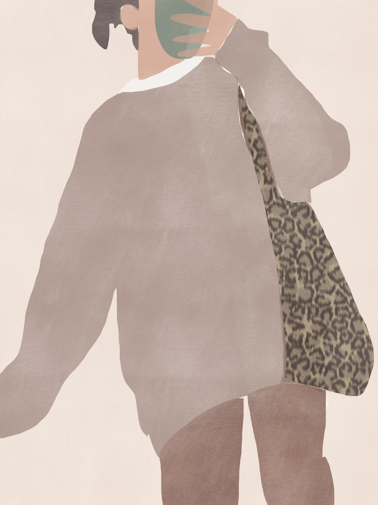 Leopard Tote Poster och Canvastavla