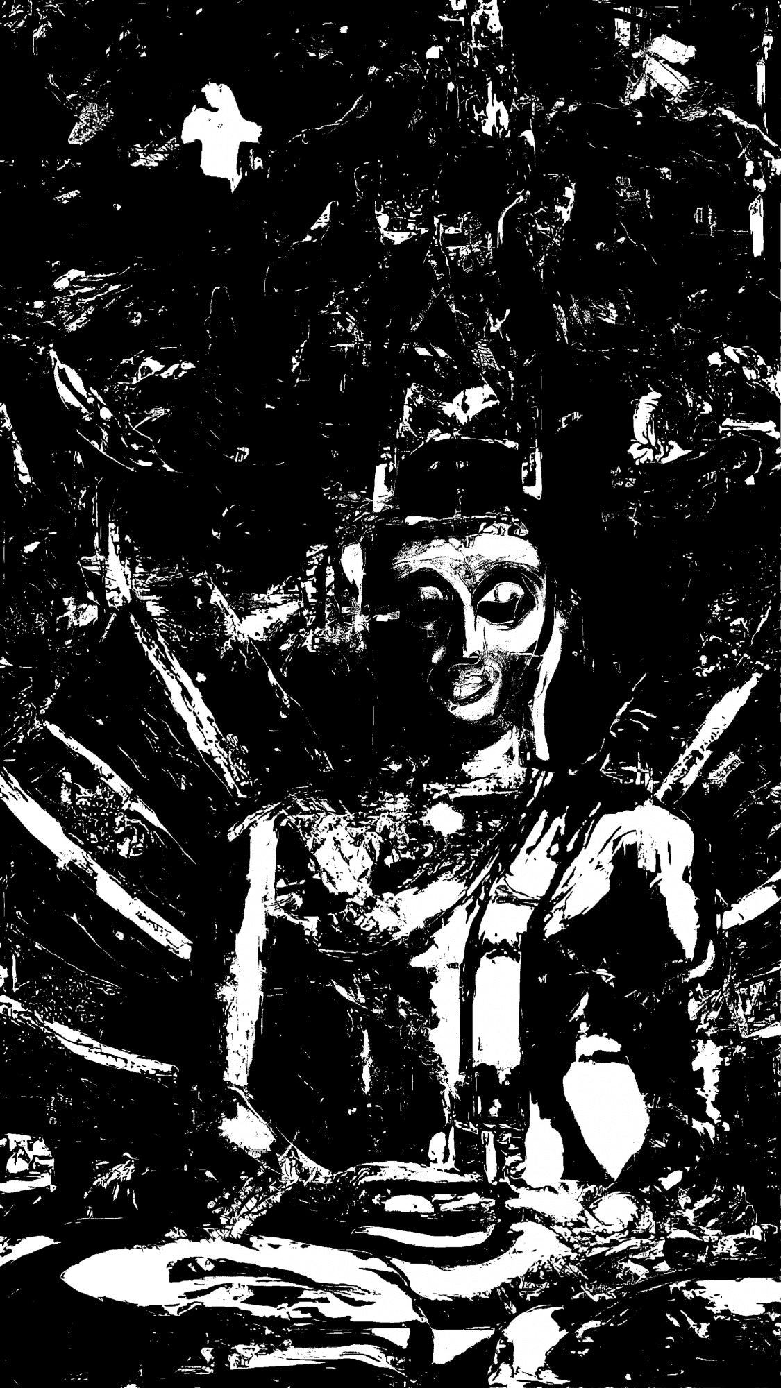 GreyBuddha Poster och Canvastavla