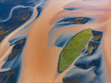 Glacial delta Poster och Canvastavla