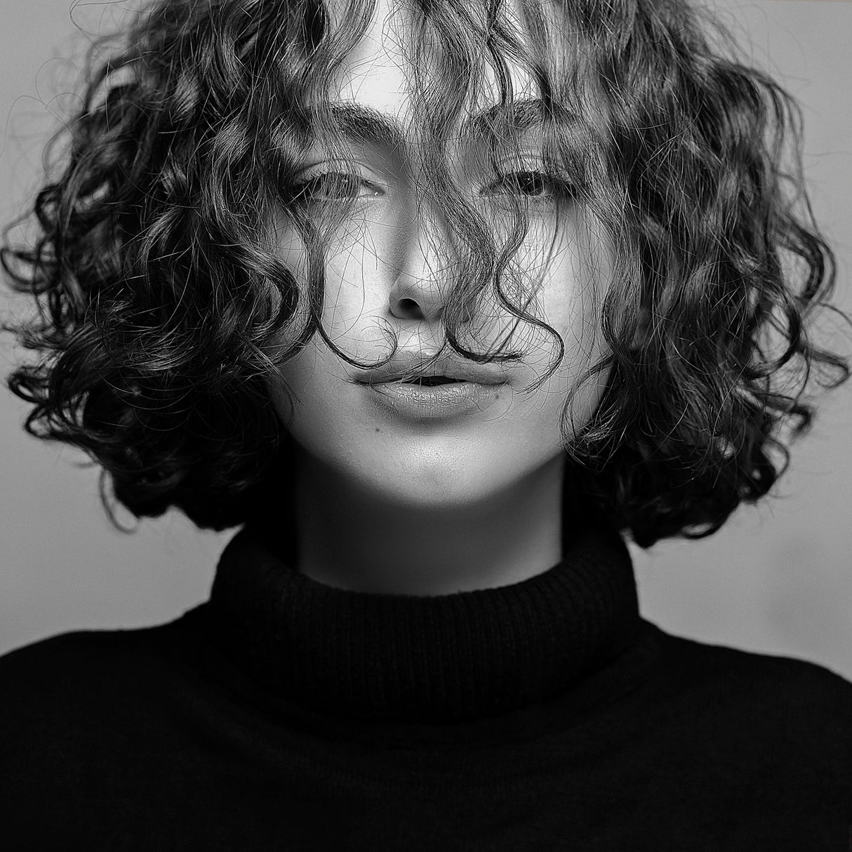curly hair Poster och Canvastavla