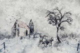 '...and all the white horses are still in bed...' Poster och Canvastavla