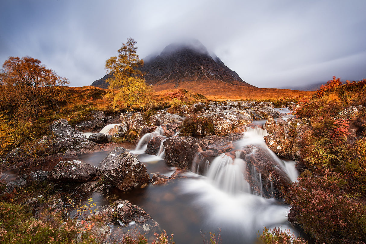 Autumn in the Glencoe Poster och Canvastavla