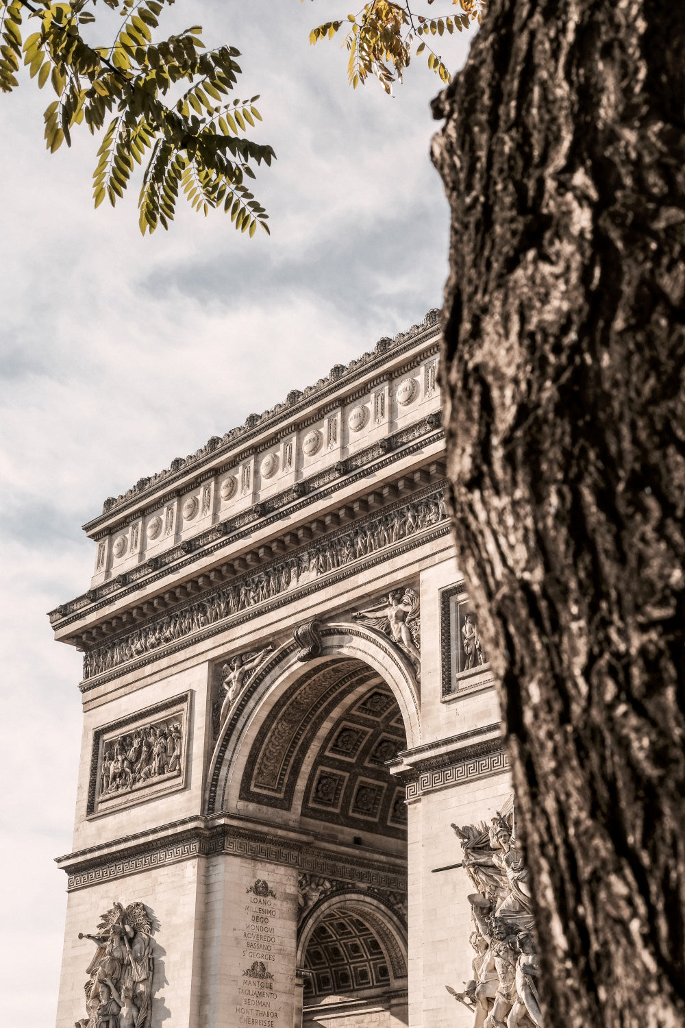 Arc de Triomphe Paris Poster och Canvastavla