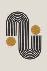 Mid Century No3. Poster och Canvastavla