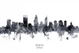 Perth Australia Skyline Poster och Canvastavla
