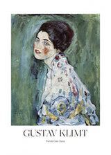 Porträt Einer Dame (1916–1917) Poster Poster och Canvastavla