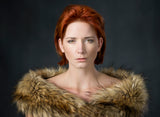 Fur Collar Poster och Canvastavla