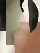 Tropical Abstract Collage Poster och Canvastavla