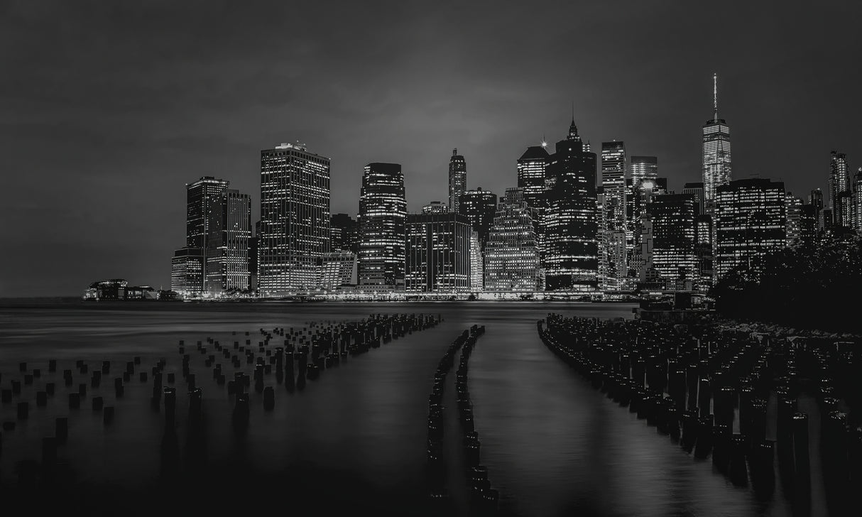 NYC at Night Poster och Canvastavla