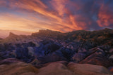 Zabriskie Sunset Poster och Canvastavla